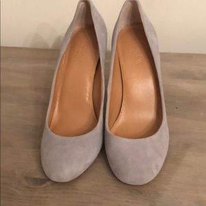 Grey sparkle jcrew heel